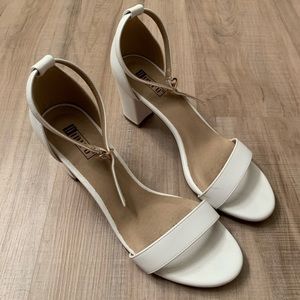 White Strappy Heel